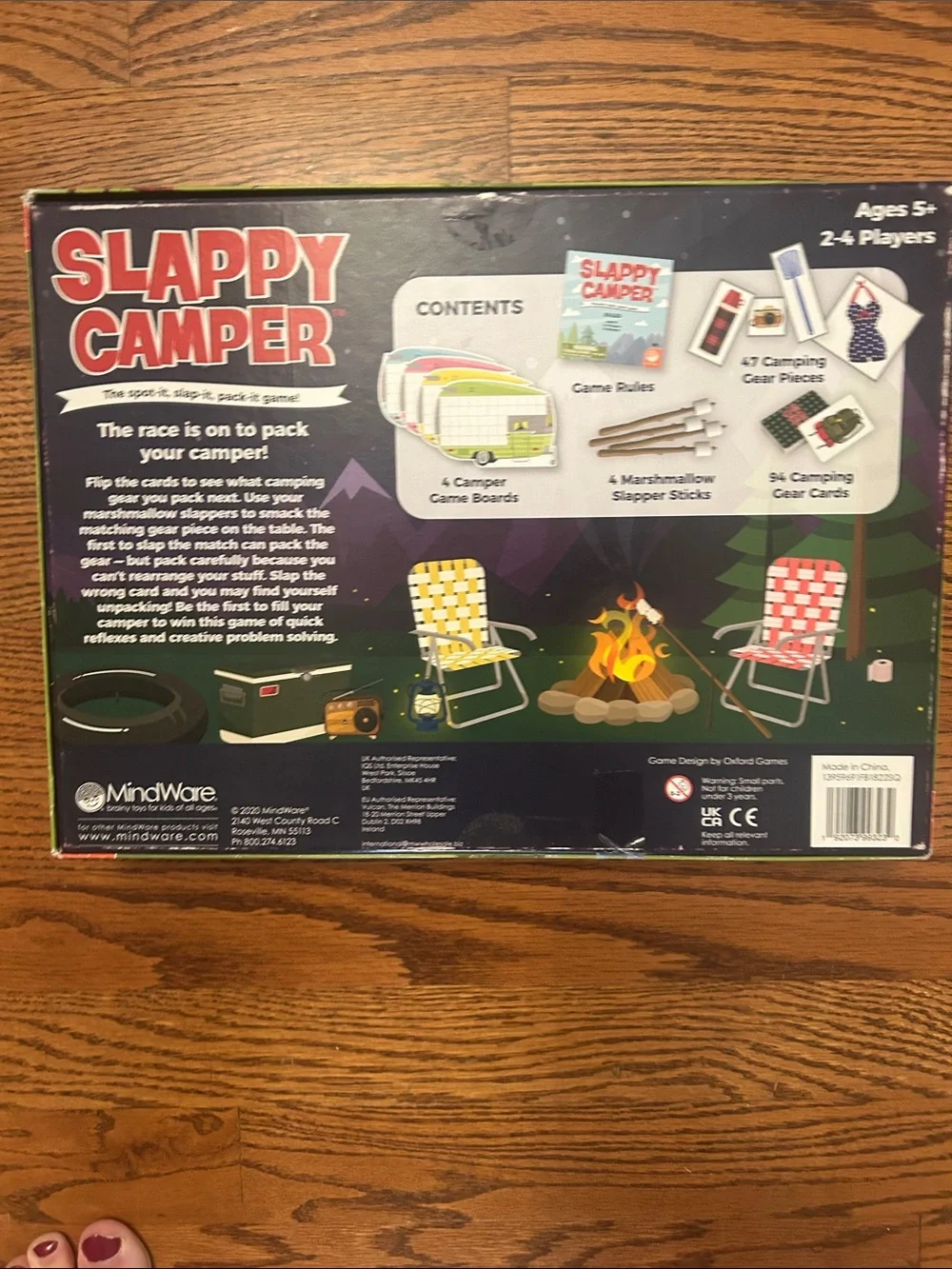Slappy Camper Family Game - Yellow Camper by